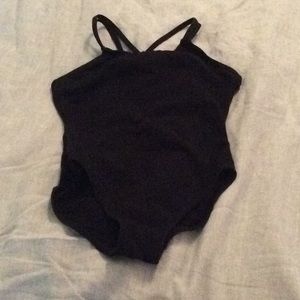 Capezio cross strap dance leotard. Size L
